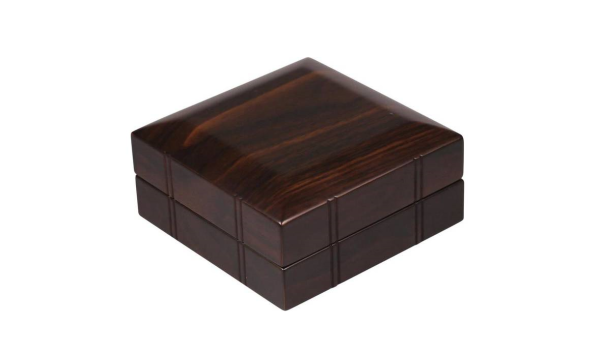 Zigarrenaschenbecher "Set Walnuss" mit Zigarrenschneider und Bohrer